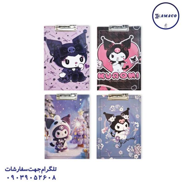 عکس تخته شاسی تخته شاسی مغز چوبی گیره کلنگی A4 فانتزی سراج