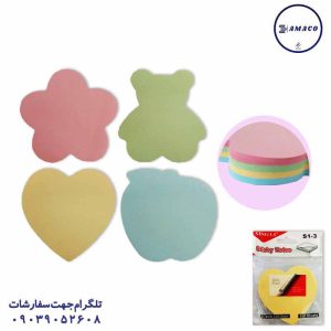 عکس کاغذ یادداشت چسب دار ( استیکر ) نوت عروسکی