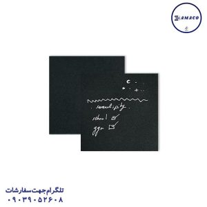 عکس کاغذ یادداشت چسب دار ( استیکر ) نوت مشکی  75*75