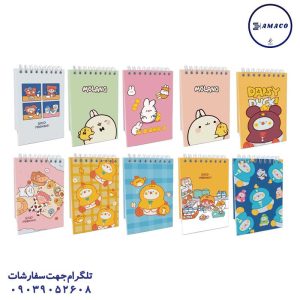 عکس دفترچه یادداشت جلد سخت کد 215 پیتیکو