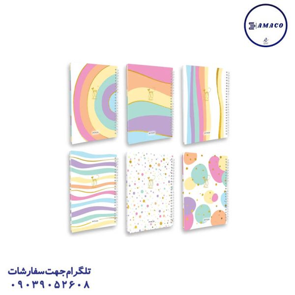 عکس دفتر پلنر پلنر هفتگی طرح joy  سایز a5 کد 480 پیتیکو