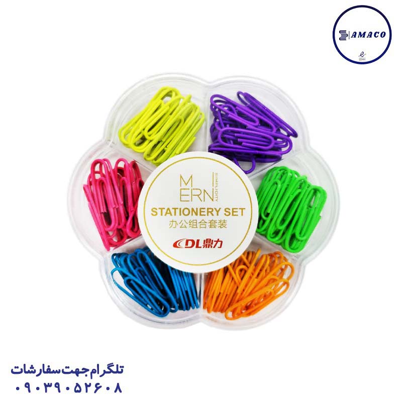 خرید کلیپس رنگ جور فسفری 2324 عکس سوزنجات کلیپس رنگ جور فسفری 2324