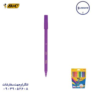 عکس نوشت افزار ماژیک 12 رنگ کیدز ویزا بیک