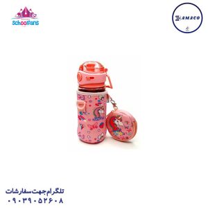 عکس ظرف غذا قمقمه لیوان قمقمه فانتزی 580 میل  9347 اسکول فنس