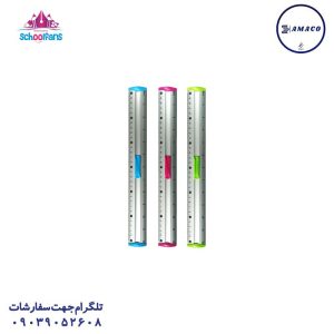 عکس لوازم کمک آموزشی خط کش 30 سانت آلومینیومی 92695 اسکول فنس