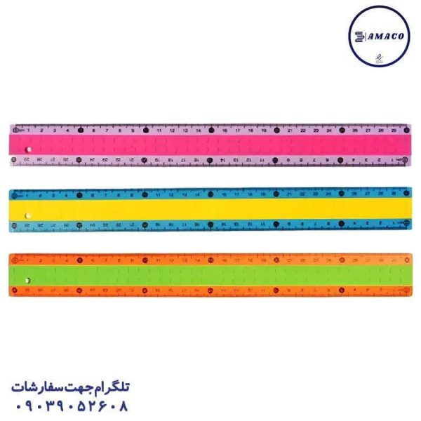 عکس لوازم ریاضی خط کش 30 سانت لگویی 92696 اسکول فنز
