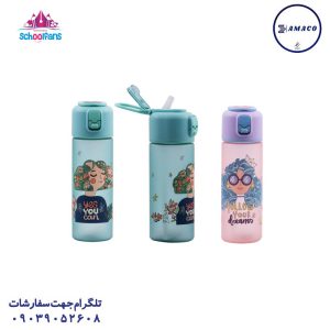 عکس ظرف غذا قمقمه لیوان قمقمه طلقی 9353 اسکول فنس