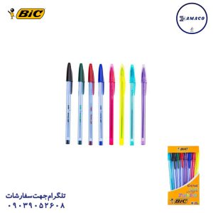 عکس نوشت افزار خودکار کریستال سافت و فشن 8 عددی بیک