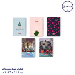 عکس دفتر فنری دفتر 50 خطی فنری کلاسیک راگا(54) موزی