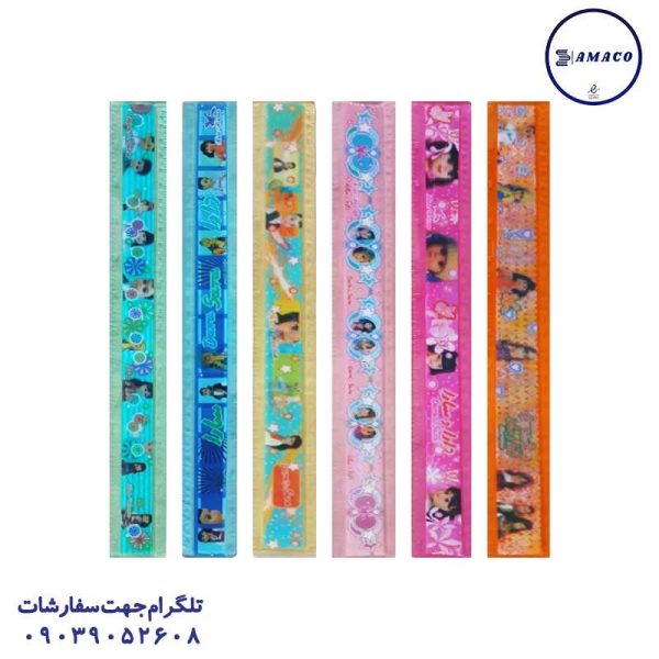 عکس لوازم ریاضی خط کش 20 سانت دارا و سارا