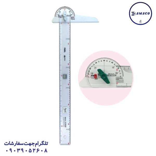 عکس لوازم فابل خط کش تی 60 سانت فابل