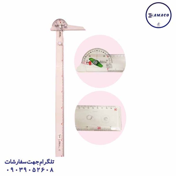 عکس لوازم فابل خط کش تی 80 سانت فابل