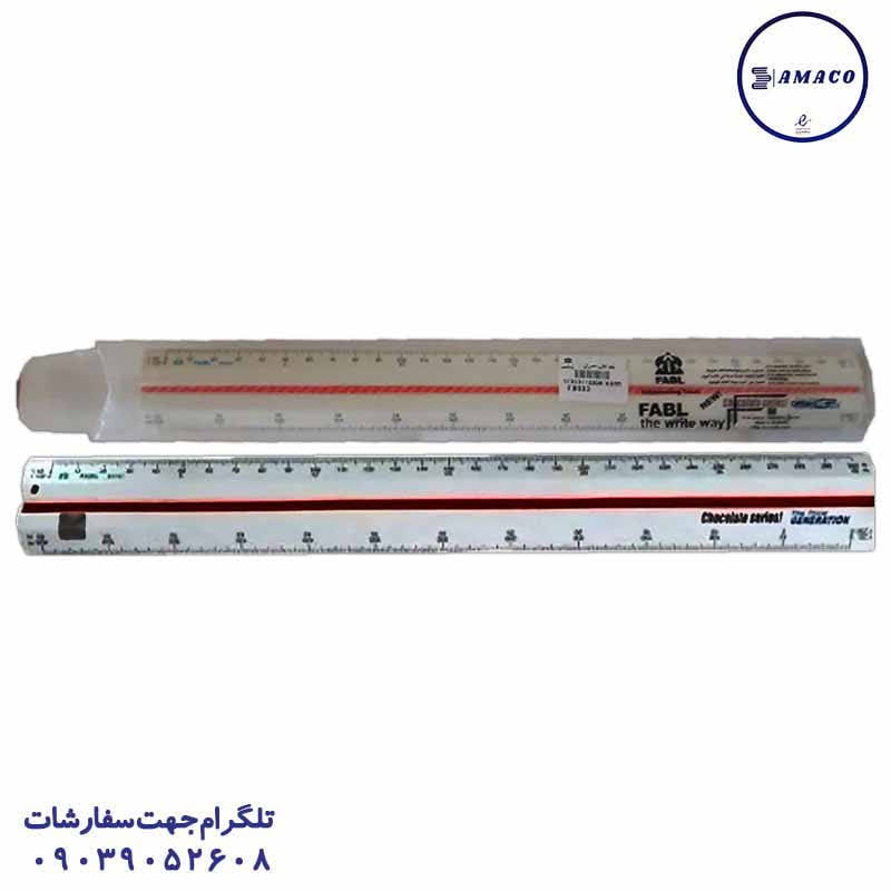 خرید خط کش مهندسی عمران 30 سانت فابل عکس لوازم فابل خط کش مهندسی عمران 30 سانت فابل