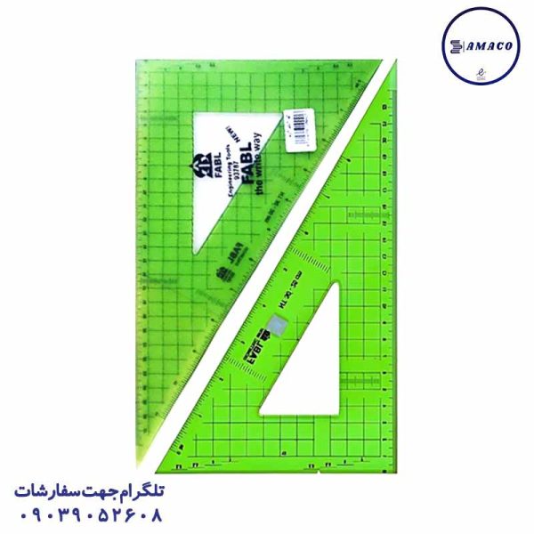 عکس لوازم فابل گونیا 30 سانت 30 درجه فابل