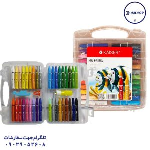 عکس ملزومات اداری پاستل 48 رنگ طلقی کد 464 کایزر