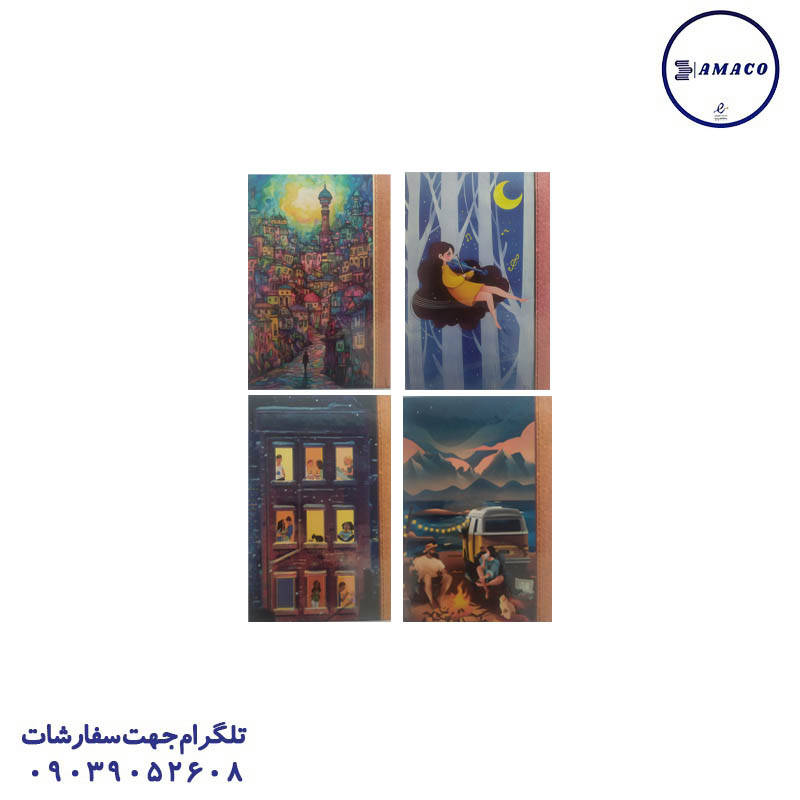 خرید یادداشت 1.8 جلد سخت 1406/1407 کینگ عکس دفترچه یادداشت 1.8 جلد سخت 1406/1407 کینگ