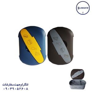 عکس ظرف غذا قمقمه لیوان لانچ باکس 2 طبقه 2 قفل کد 451
