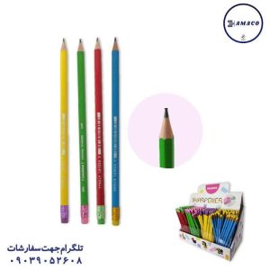عکس مداد مداد مشکی استندی 2 قراصی 92457 اسکول فنس