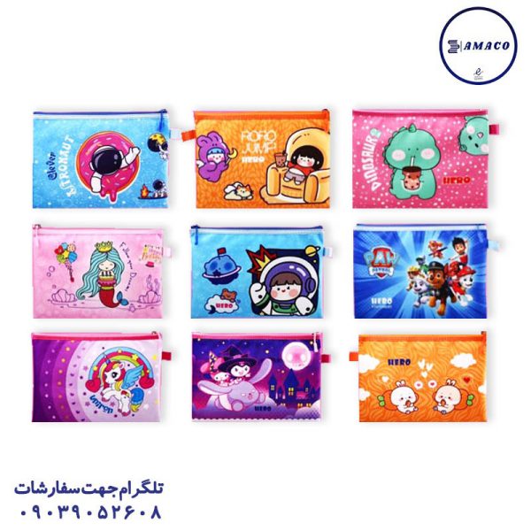عکس محصولات P.P (طلقی) پوشه پارچه ای فانتزی A4 هرو