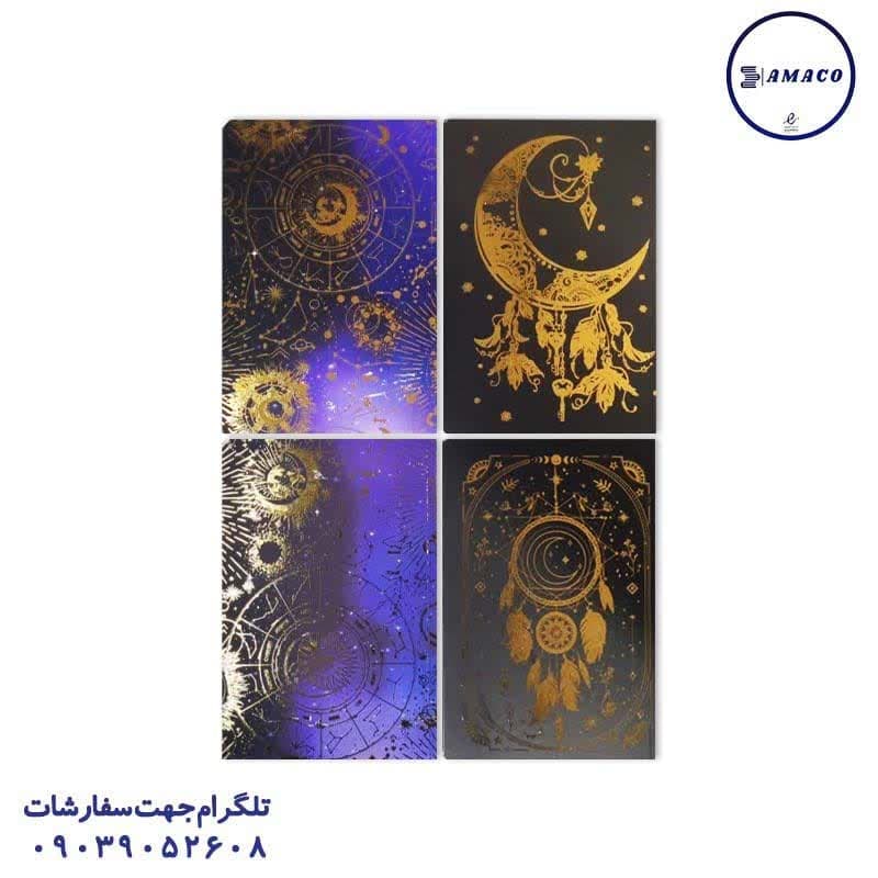 خرید یادداشت ته چسب طلاکوب 825/834 سویل عکس دفترچه یادداشت ته چسب طلاکوب 825/834 سویل