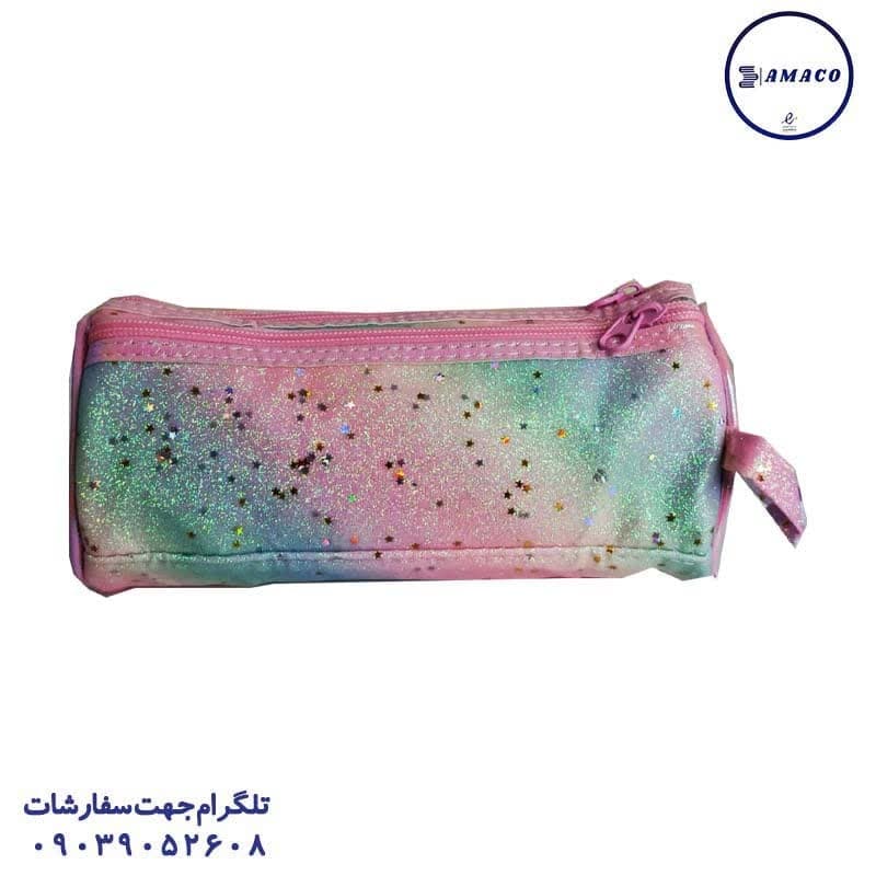 خرید جامدادی پولک دار 2075 استایل عکس جامدادی فانتزی جامدادی پولک دار 2075 استایل