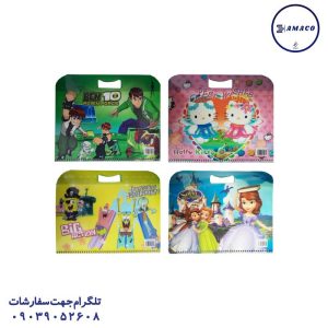 عکس دفتر دفتر نقاشی دسته دار طلقی خشتی فانتزی