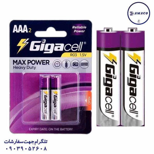 عکس محصولات دیجیتال باطری نیم 2 عددی مکس پاور7184/7188 گیگاسل