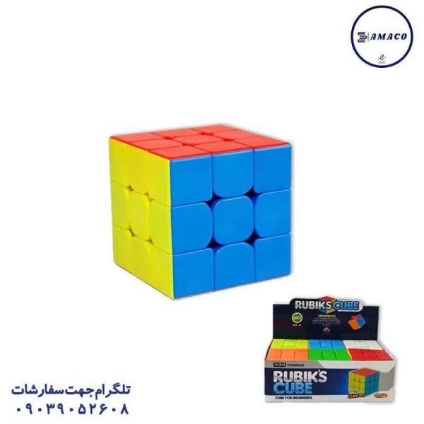 عکس بازی فکری روبیک جعبه ای 6 عددی آرمان فردا