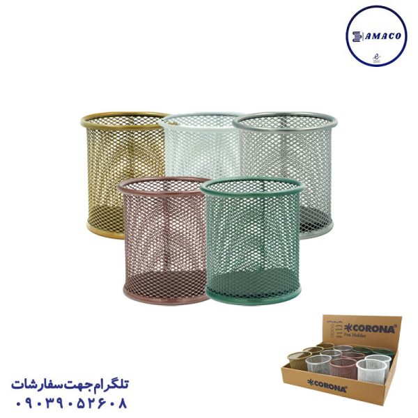 عکس قلک و جاقلمی جا قلمی توری فلزی متالیک کرونا