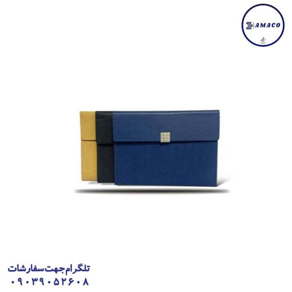 عکس سررسید و تقویم سررسید 1404 اروپایی دکمه ای ماهور موزی