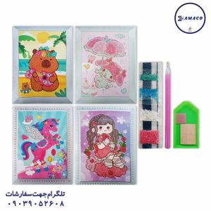 عکس استیکر نقاشی الماسی ورقی