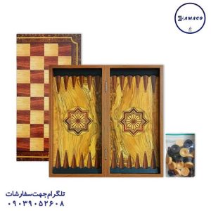 عکس بازی فکری تخته نرد ام دی اف ارمغان