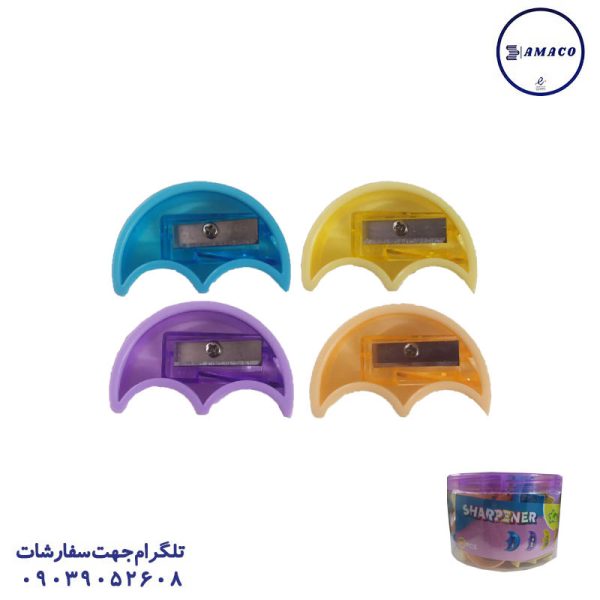 عکس مداد تراش تراش پاستلی طرح ماه 1405 وردا