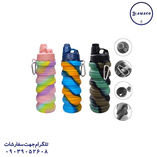 عکس ظرف غذا قمقمه لیوان قمقمه سیلیکونی مانیا زاگرس